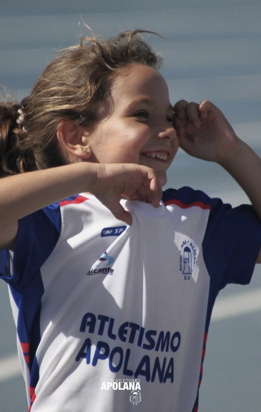Entrenamiento de la escuela municipal de atletismo